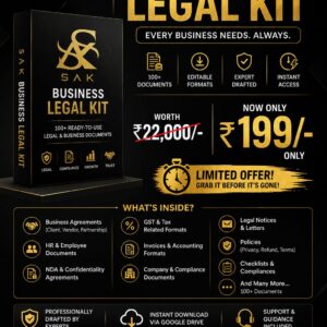 S A K BUSINESS LEGAL KIT